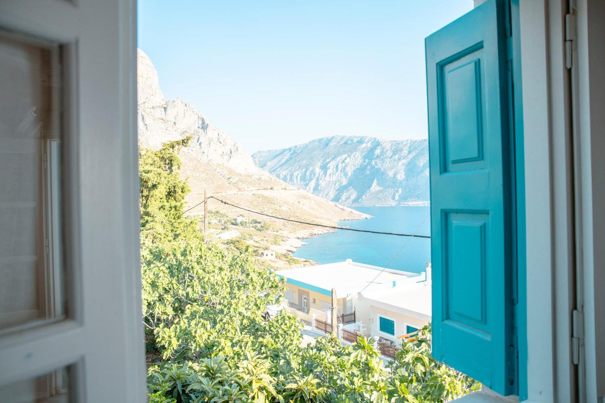Villa Kalymnos Skalia Mountain-Sea Camera foto